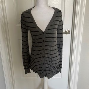 Sparkle & fade stripe cardigan